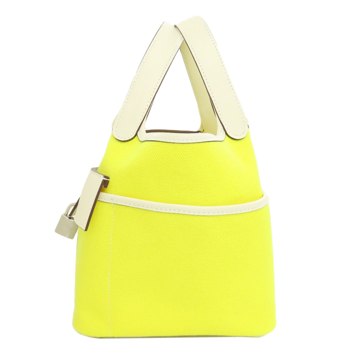 Yellow Picotin Lock Cargo Pm Silvermetal Women Canvas Travel Bag