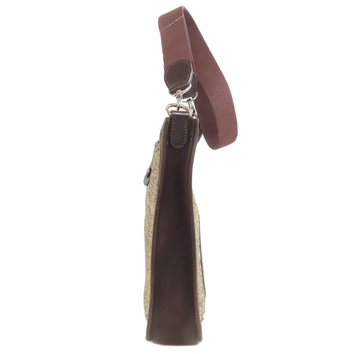 Hermes Shoulder Bag Vibrato Evelyn Pm Silvermetal Brown
