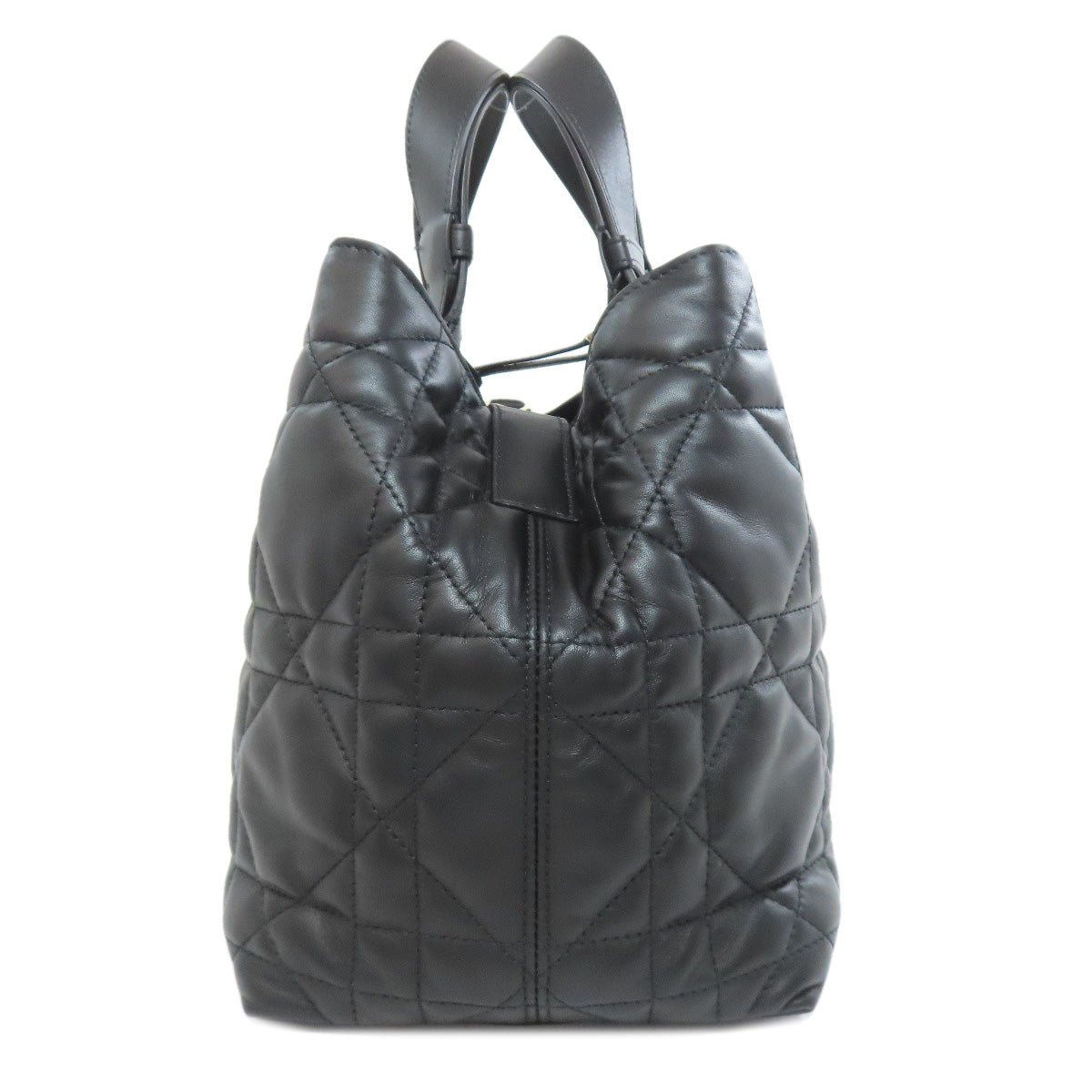 Dior Christian Handbag Calfskin To Joule Black Travel Bag