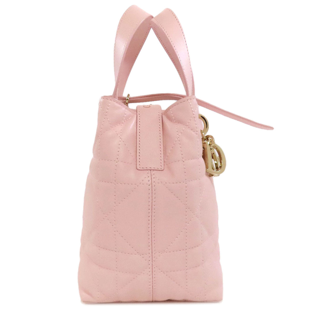 Dior Christian Handbag Calfskin Toujour Way Women Pink Travel Bag