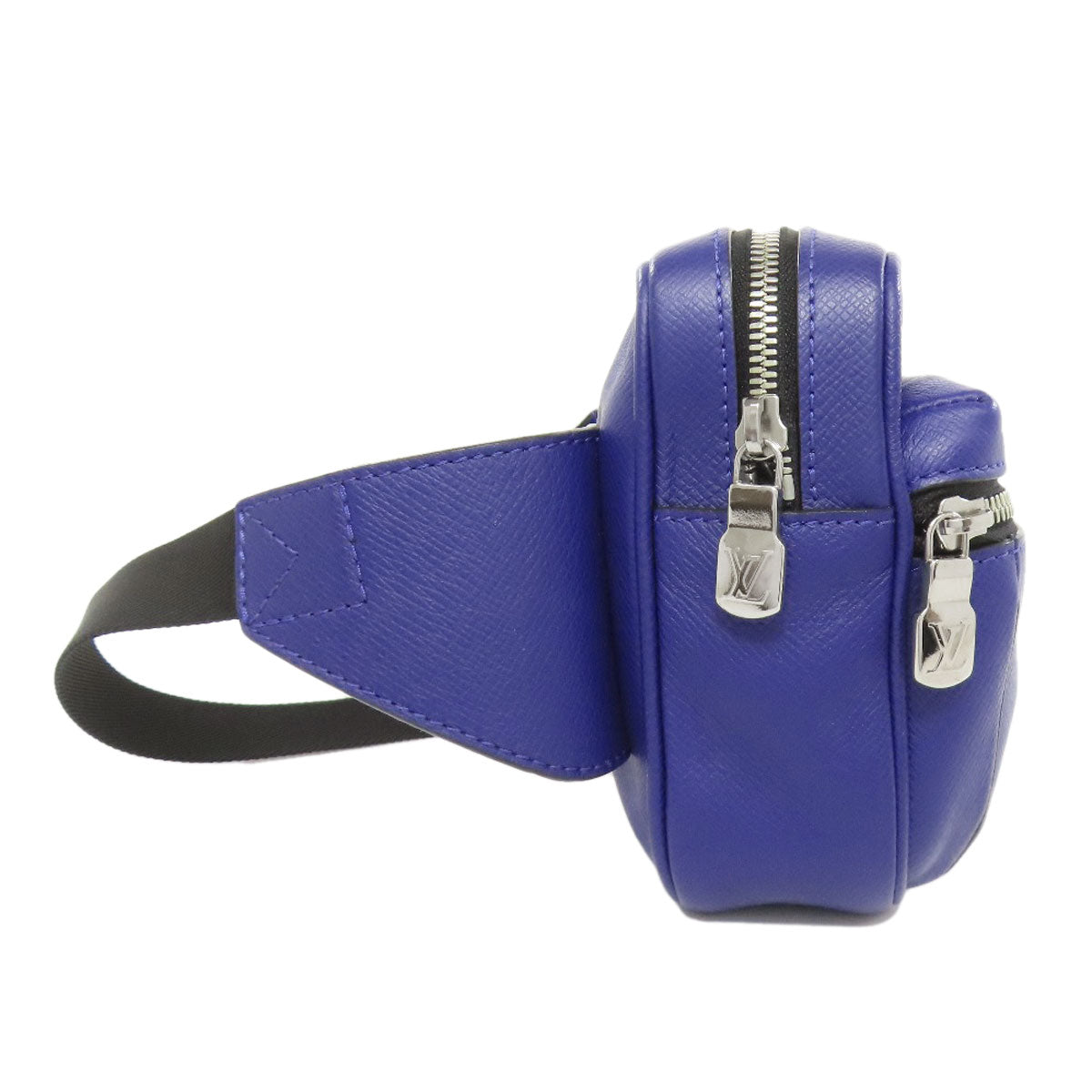 Louis Vuitton Hip Taiga Bum outdoor Leather Blue Handbag