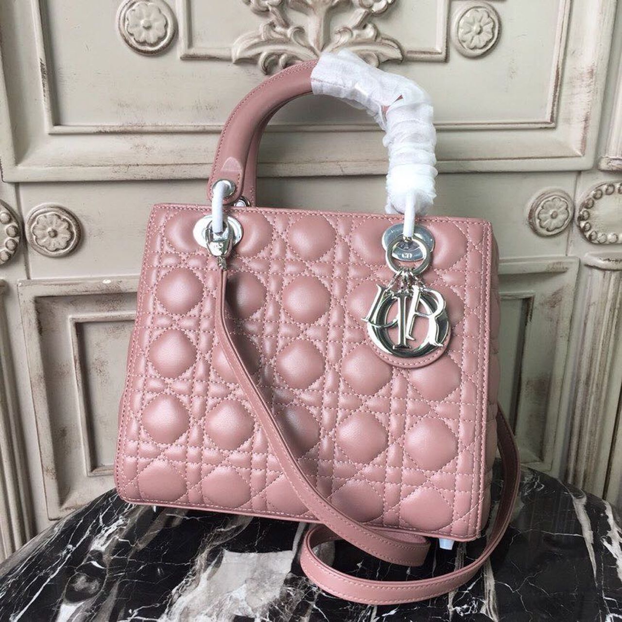 Metop Qualityum Lady Dusty Hardware Pink Silver Travel Bag