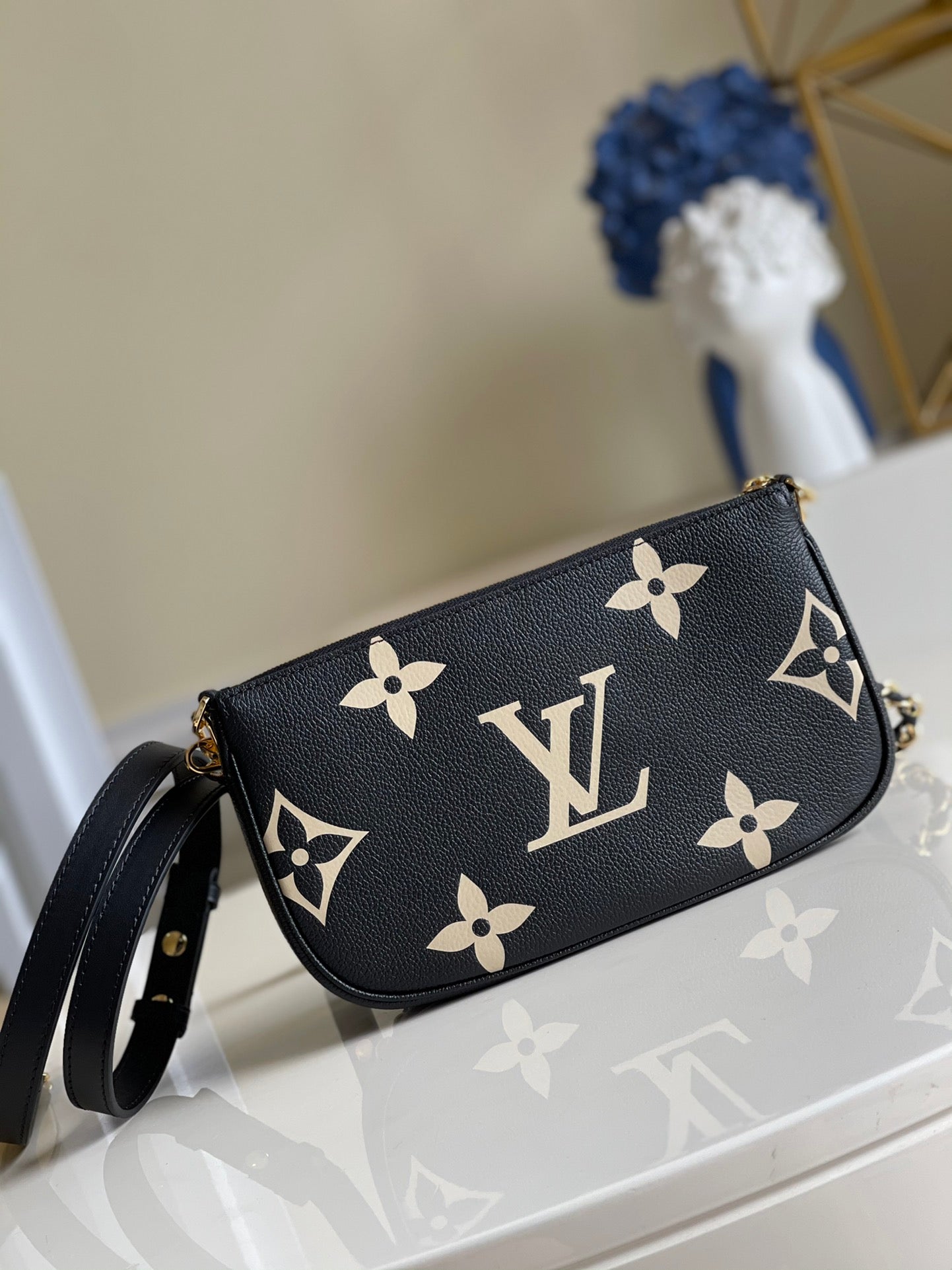 Top Quality Multi Pochette Accessoires Empreinte For Monogram Black Crossbody Bag M45777 4173