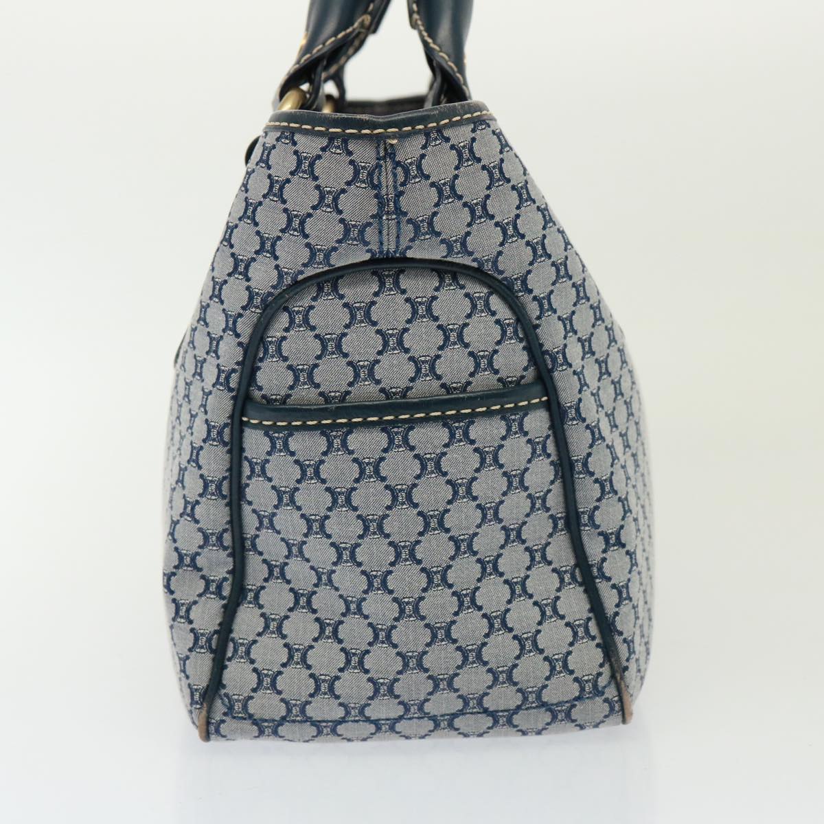 Luxury Macadam Hand Bag Navy Canvas Travel Bag