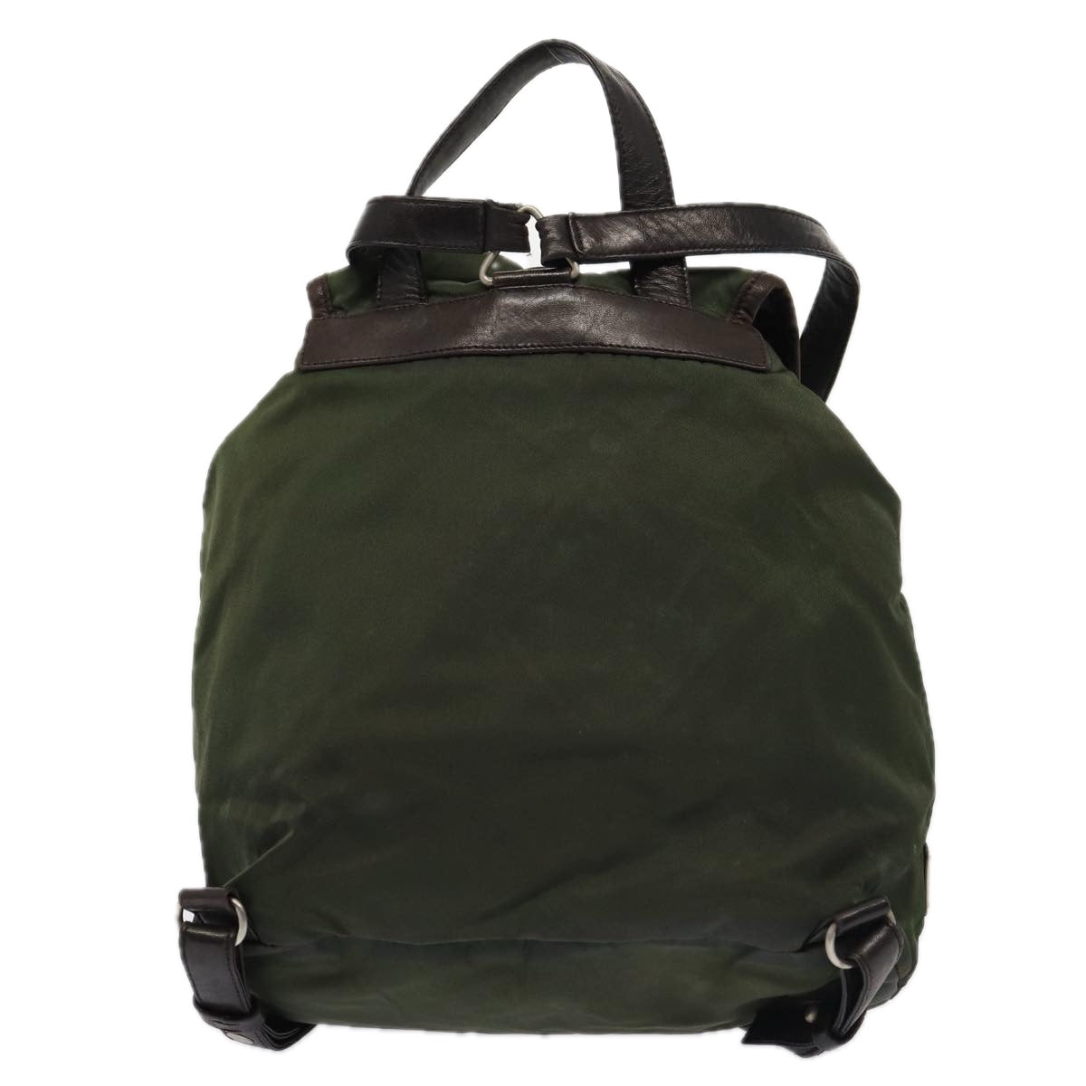 Prada Backpack Khaki Auth Nylon Khaki Auth 78357