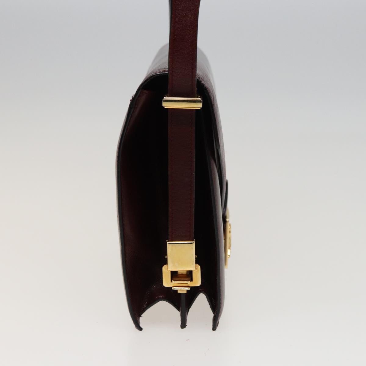 Luxury Shoulder Bag Wine Leather Red