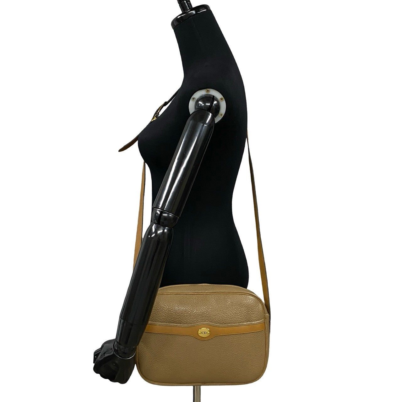 Dior Shoulder Bag Leather Brown