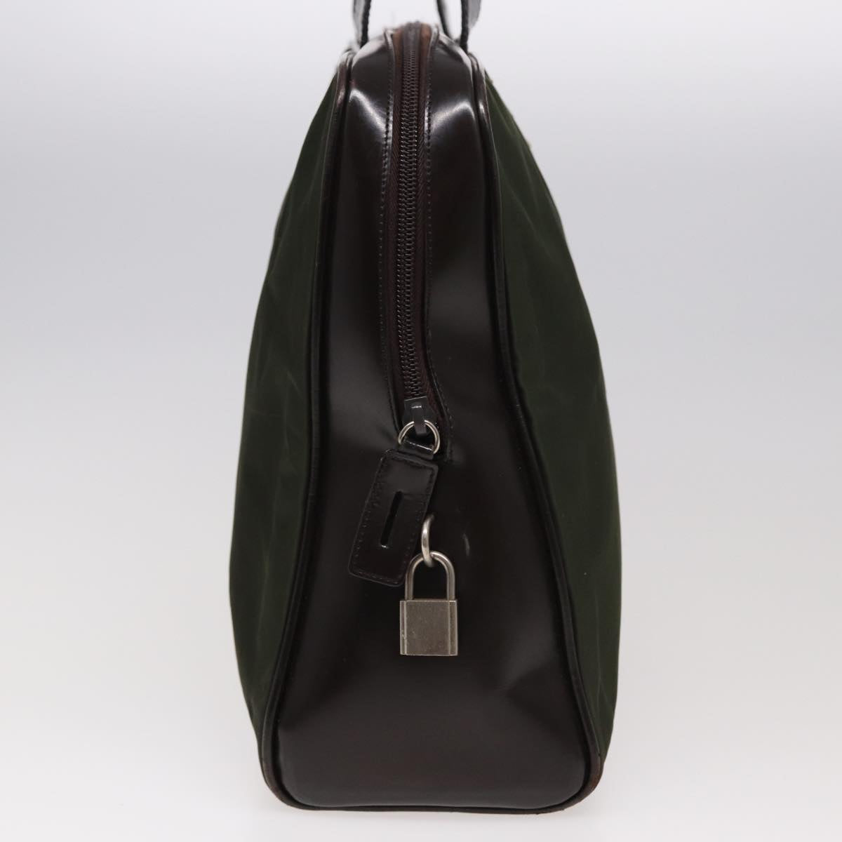 Prada Hand Bag Khaki Auth Nylon Travel Bag Khaki Auth 79664