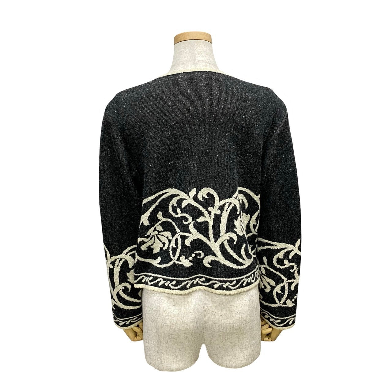 Dior Cardigan Rayon, , Acrylic, Wool Women L Nylon Black Travel Bag