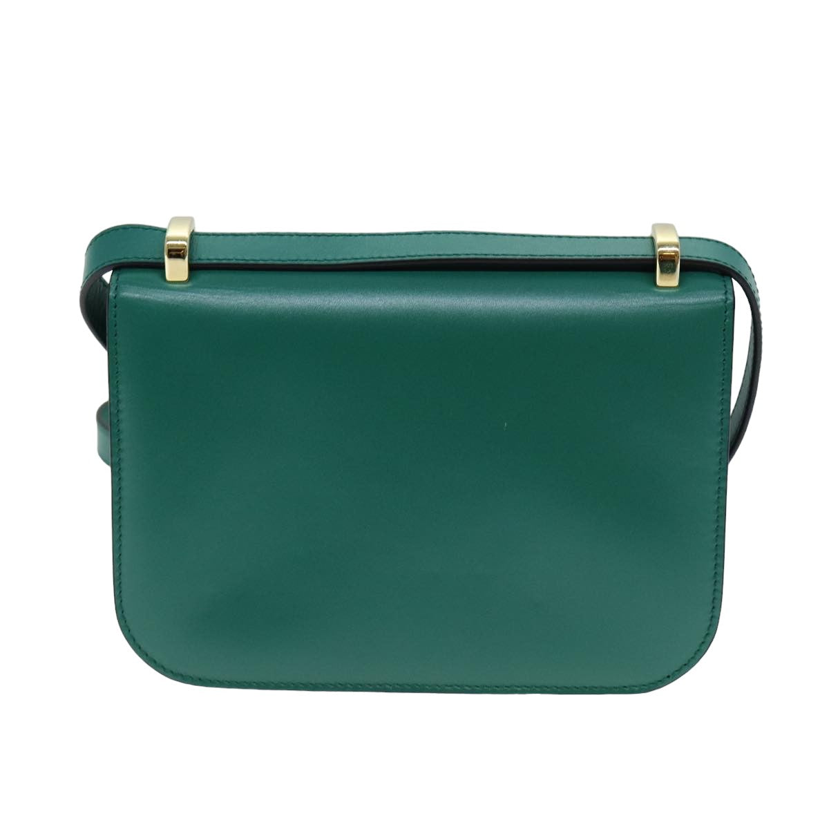 Prada Shoulder Bag Auth Leather Green
