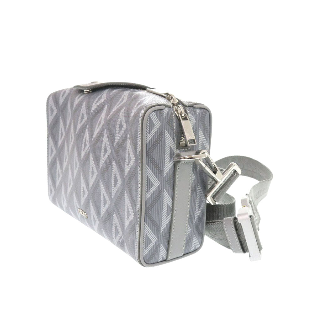 Dior Christian Shoulder Bag , Pvc Gray Rango Leather