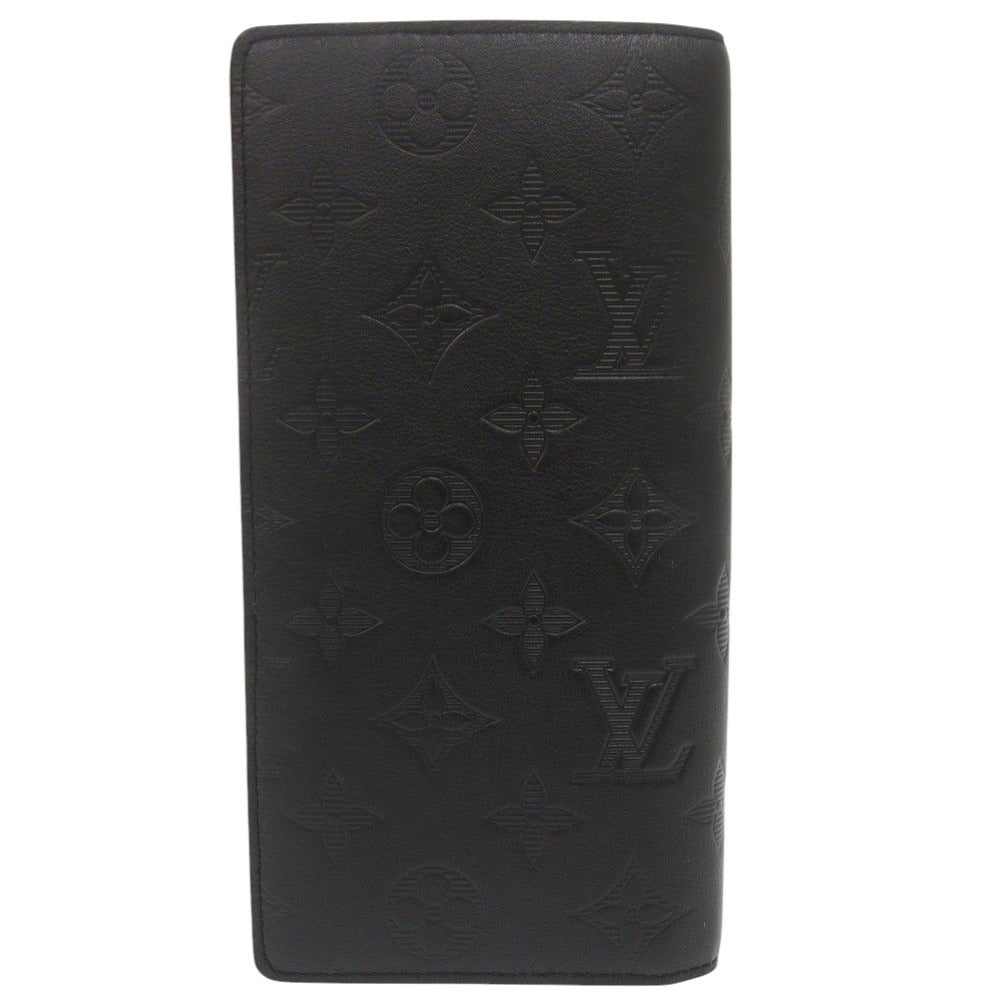 Louis Vuitton Long Purse M62900 Noir shadow Monogram Leather Wallet Case