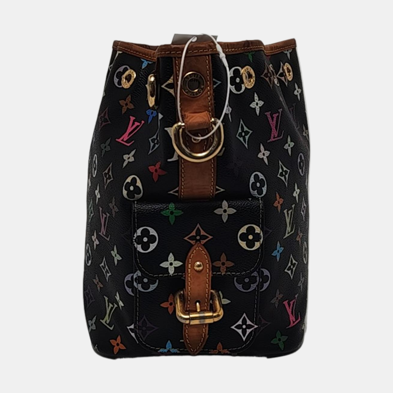 Louis Vuitton x Takashi Murakami Néonoé Multicolor Black Handbag