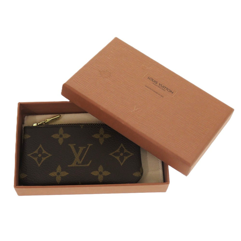 Louis Vuitton Coin M62650 Pochette Cre Monogram Canvas Brown Clutch Bag