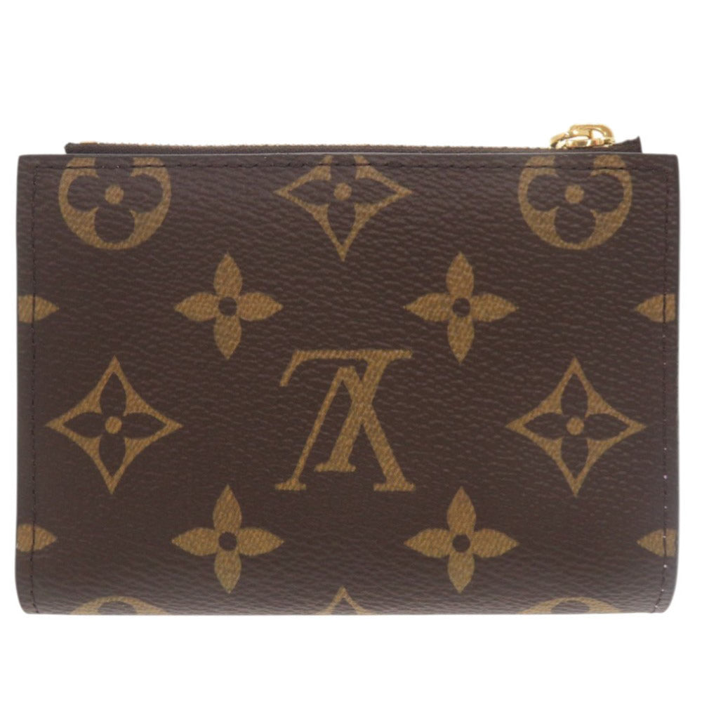 Louis Vuitton Bifold M82415 Portefeuille Lisa Monogram Canvas Brown Wallet Case