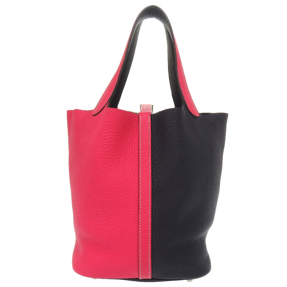 Hermes Handbag Taurillon Clemence Rose Extreme Picotin Lock Mm Travel Bag