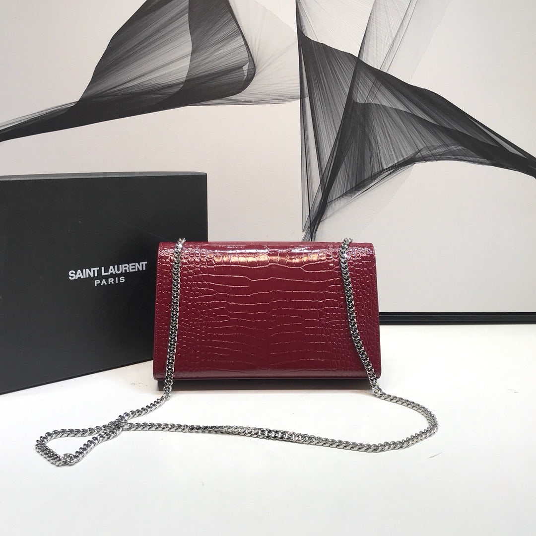 YSL Saint Laurent Kate Shoulder Bag Monogram Chain 94In24Cm Ysl 8795