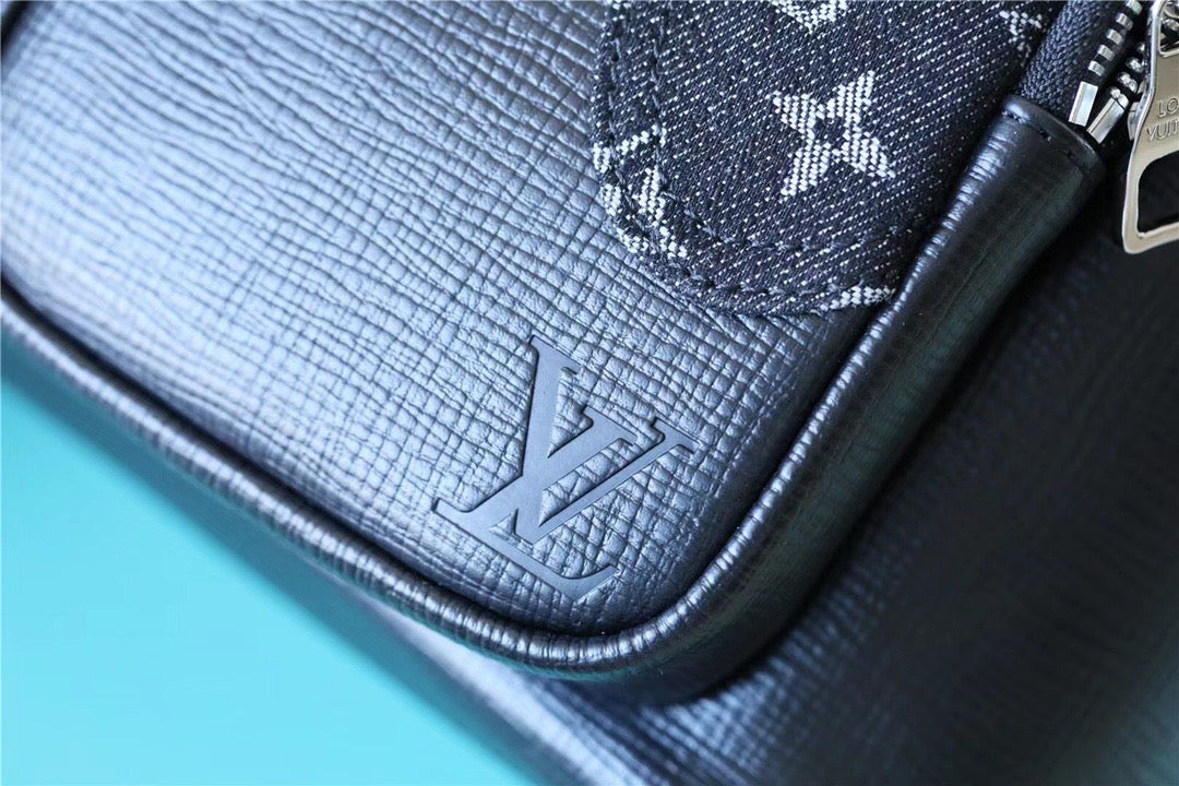 Top Quality Multipocket Backpack Drip By Nigo Monogram Black