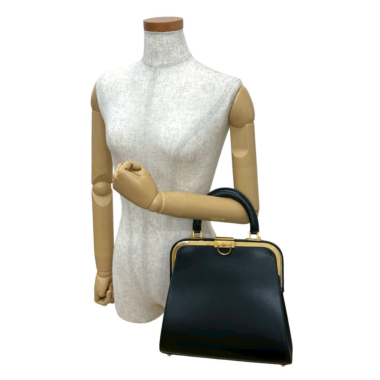 Dior Dior Handbag Leather Black Travel Bag