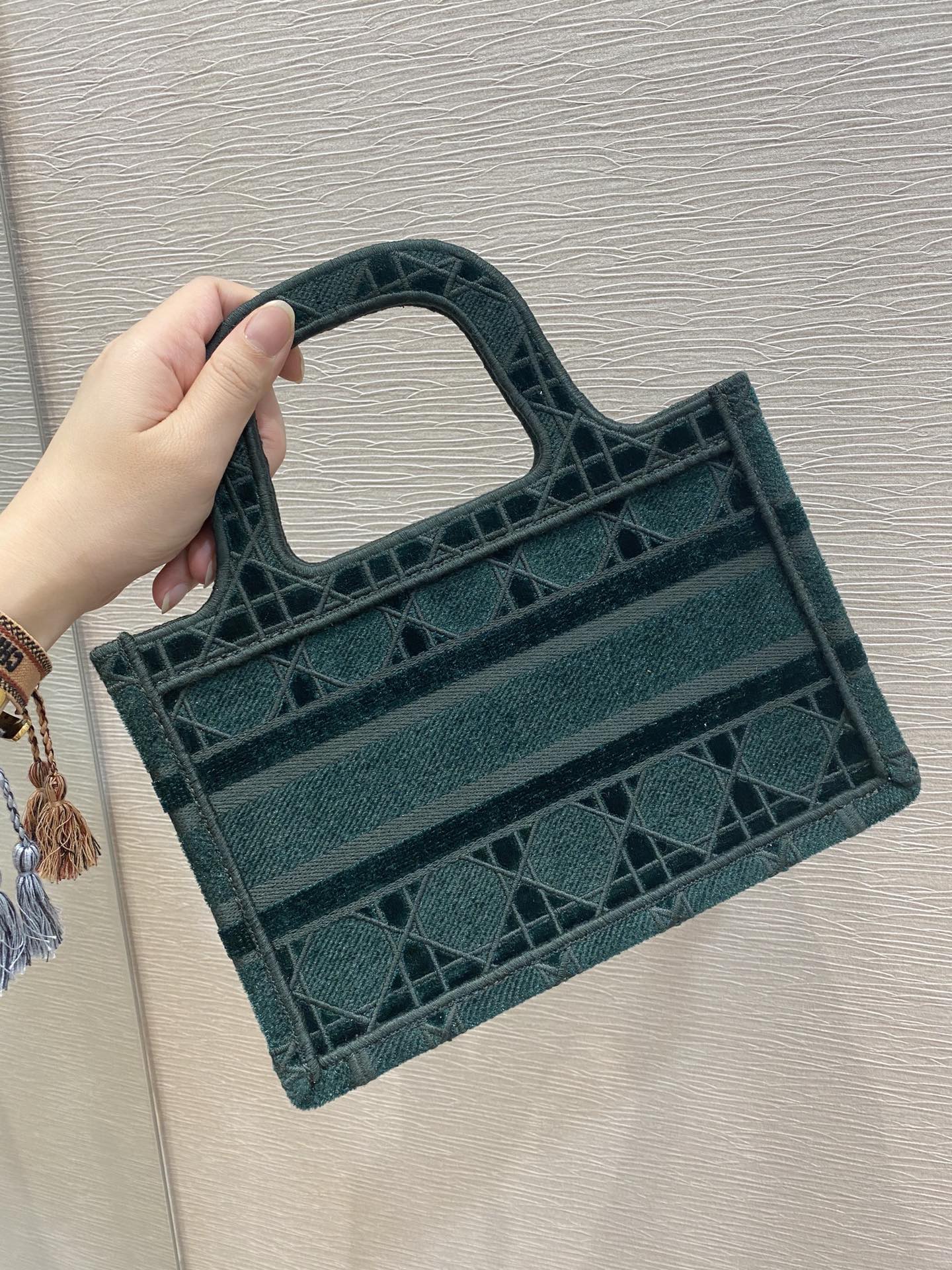 Book Oblique Cd Canvas Blue Mini Tote Bag