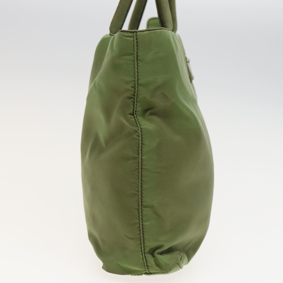 Prada Hand Bag Khaki Auth Nylon Travel Bag Khaki Auth 81184