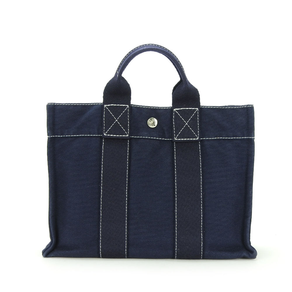 Navy Deauville Tote Pm Unisex(Unisex) Canvas Tote Bag