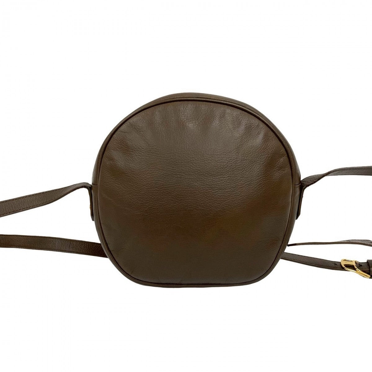 YSL Saint Laurent Shoulder Bag Women Leather Brown Logo