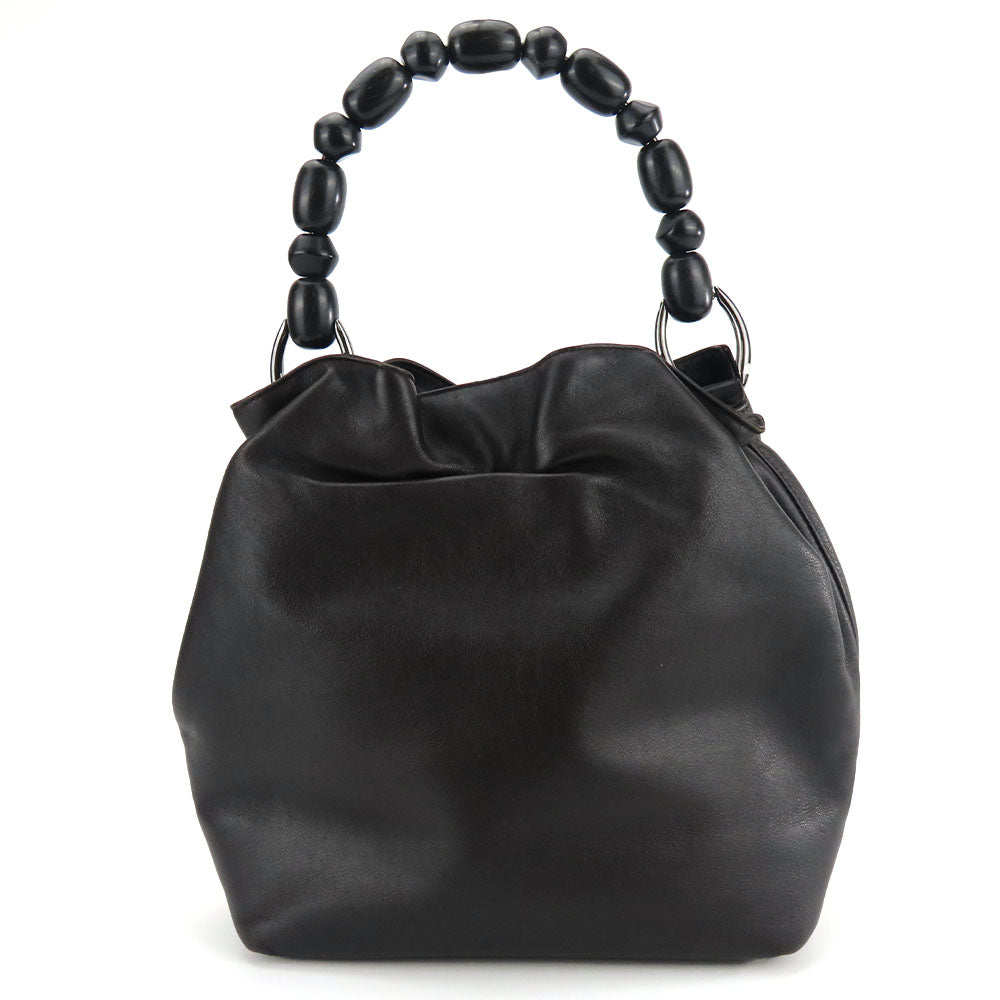Dior Christian Handbag Dark Type Women Leather Brown Travel Bag