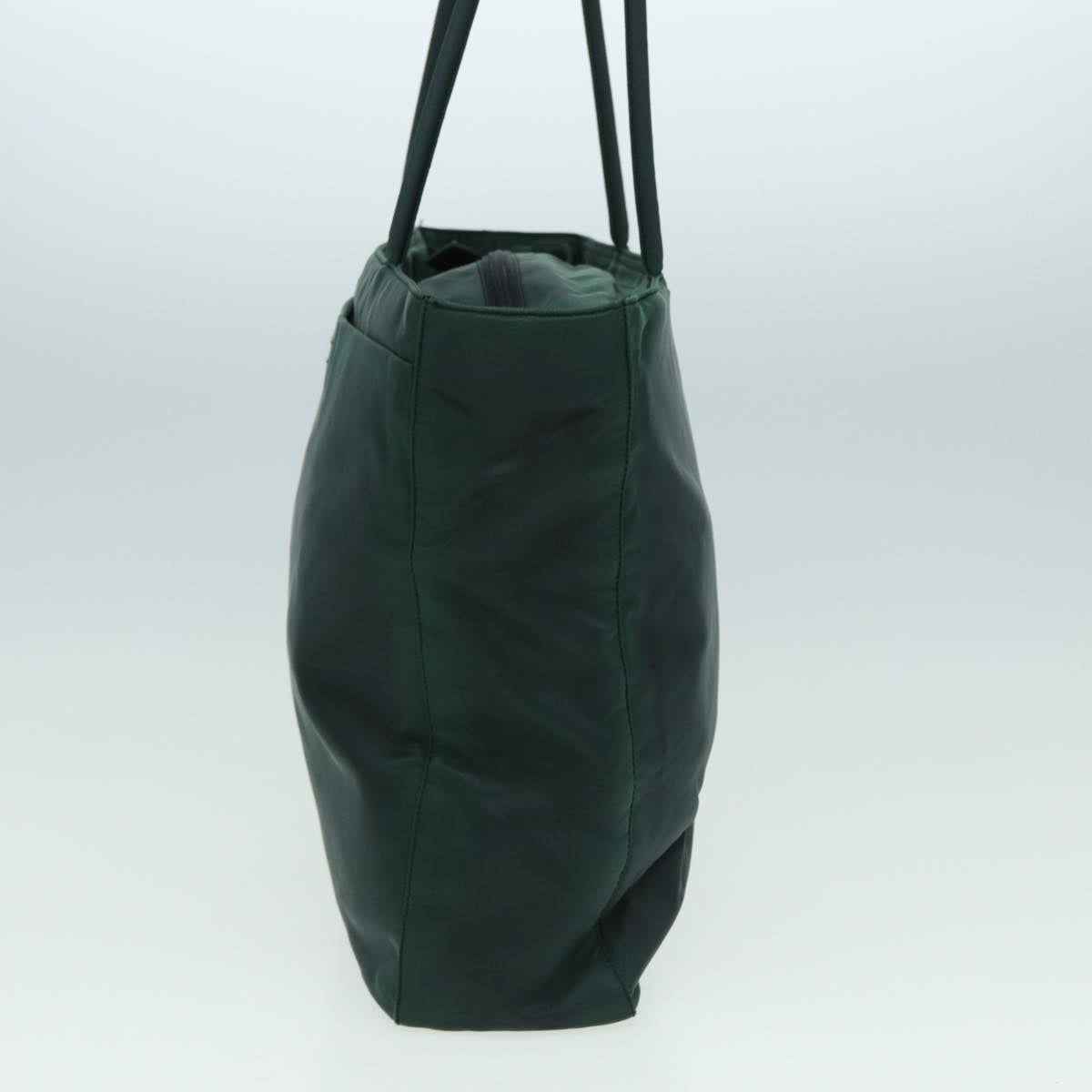 Prada Tote Bag Auth Nylon Green Green Auth 82880