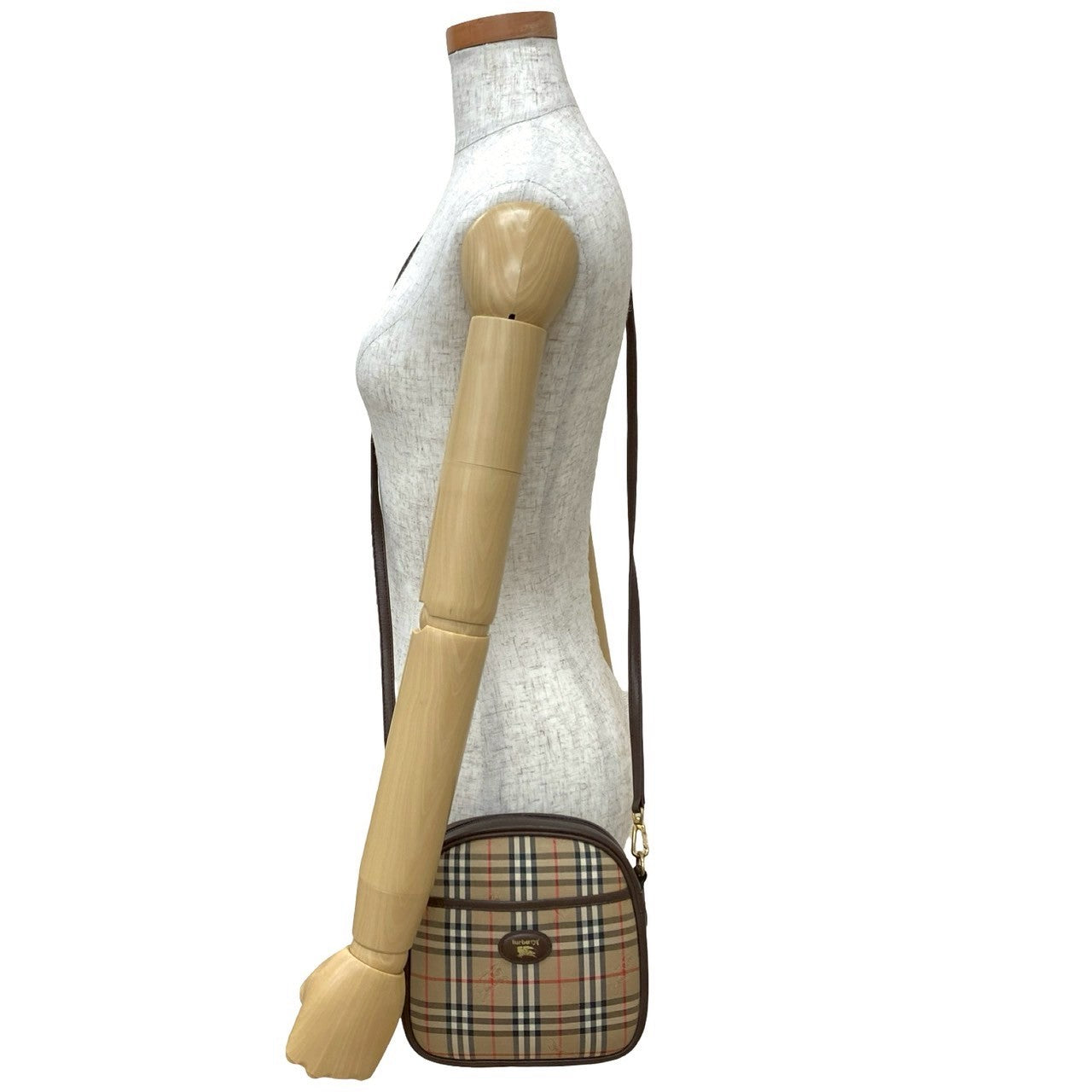 Burberry Shoulder Bag Canvas Beige 829B829 22444