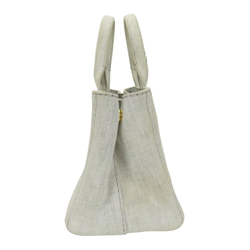 Prada Canapa 2Way Tote Bag Canvas
