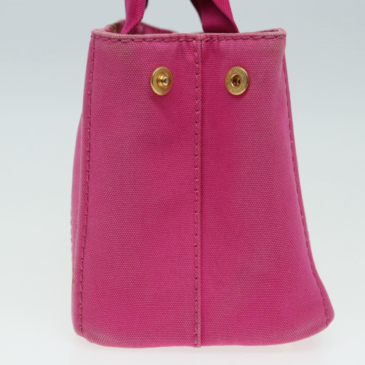 Prada Canapa Pm Hand Bag Auth Canvas Pink Travel Bag Pink Auth 85061