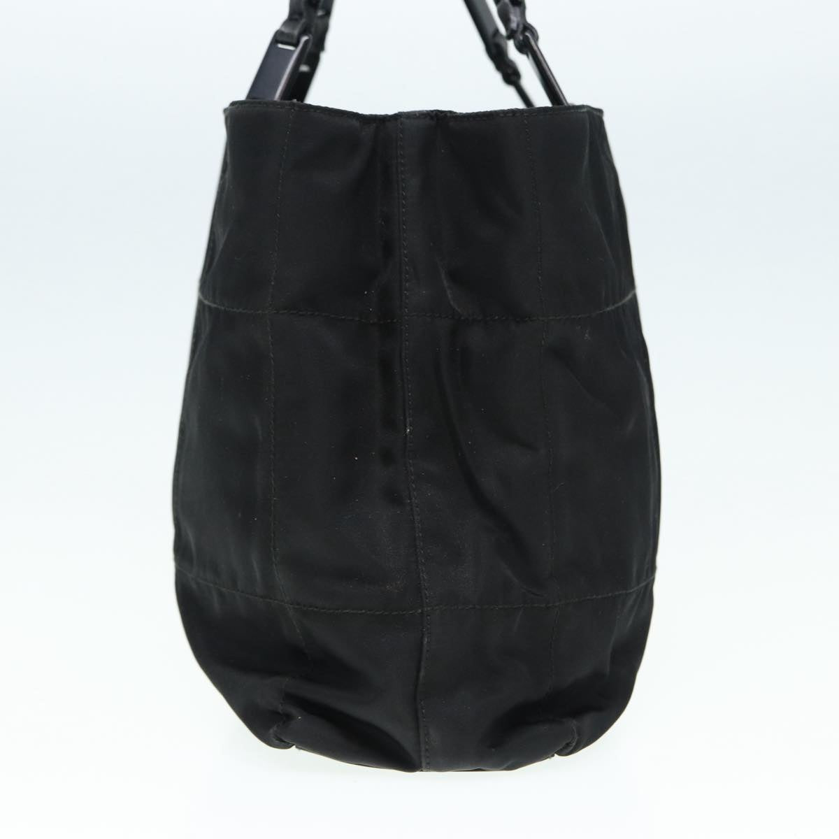 Prada Hand Bag Auth Nylon Black Travel Bag Black Auth 87322