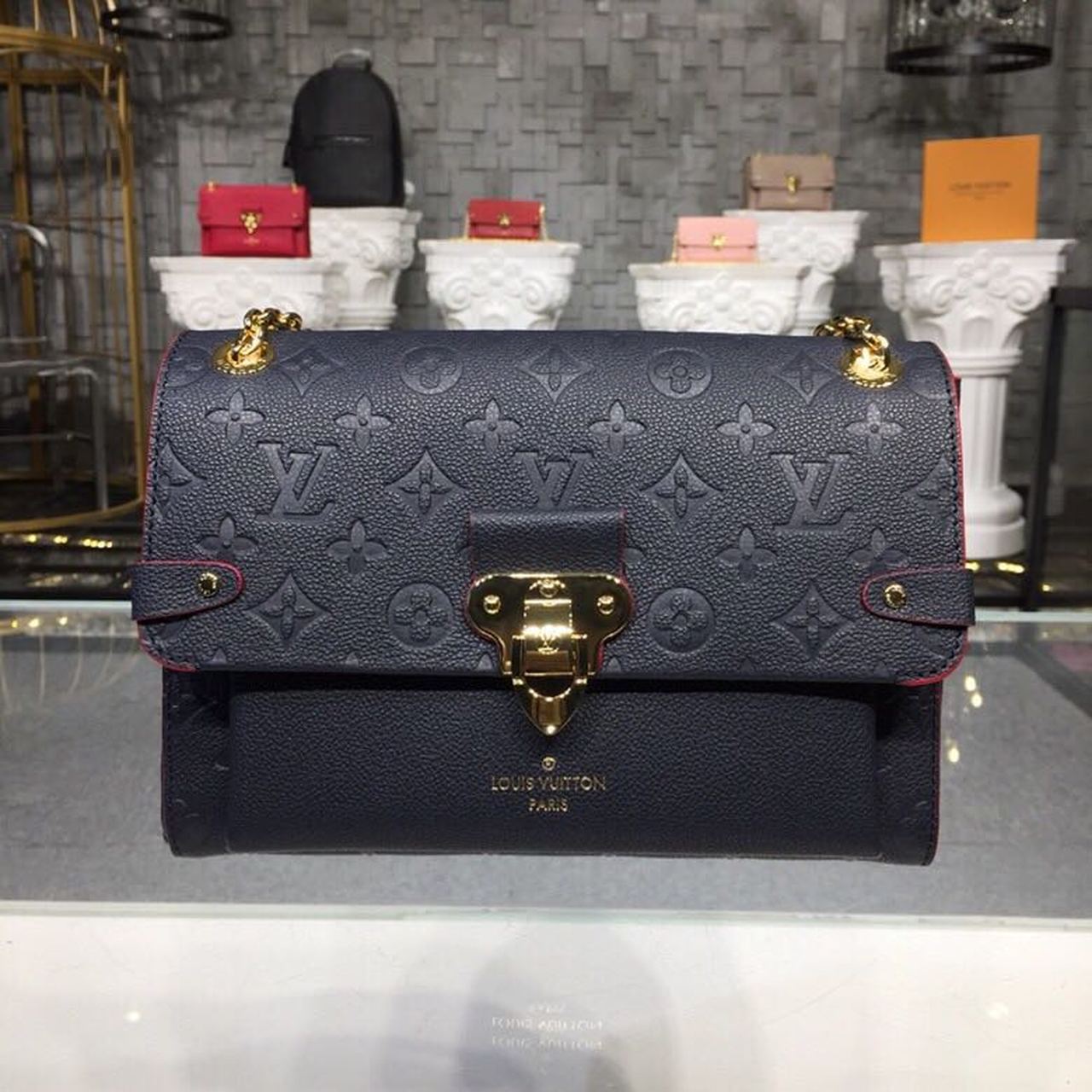 Top Quality Vavin Pm Empreinte Navy For Monogram Blue Crossbody Bag