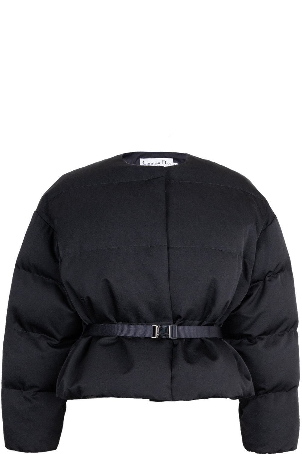 Dior Puffer Jacket with Belt Black