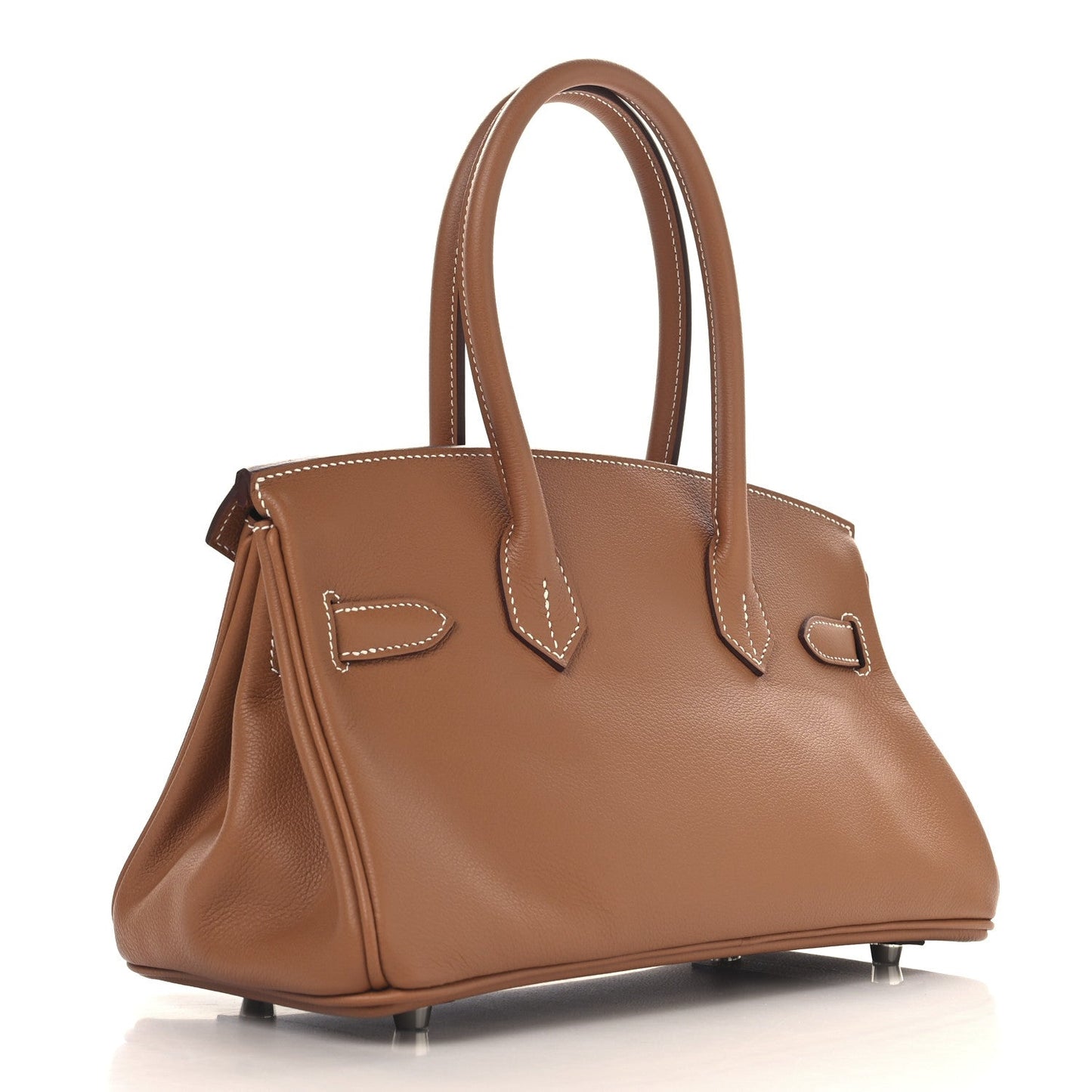 Hermes Evercolor Shoulder Birkin Light Gold Shoulder Bag