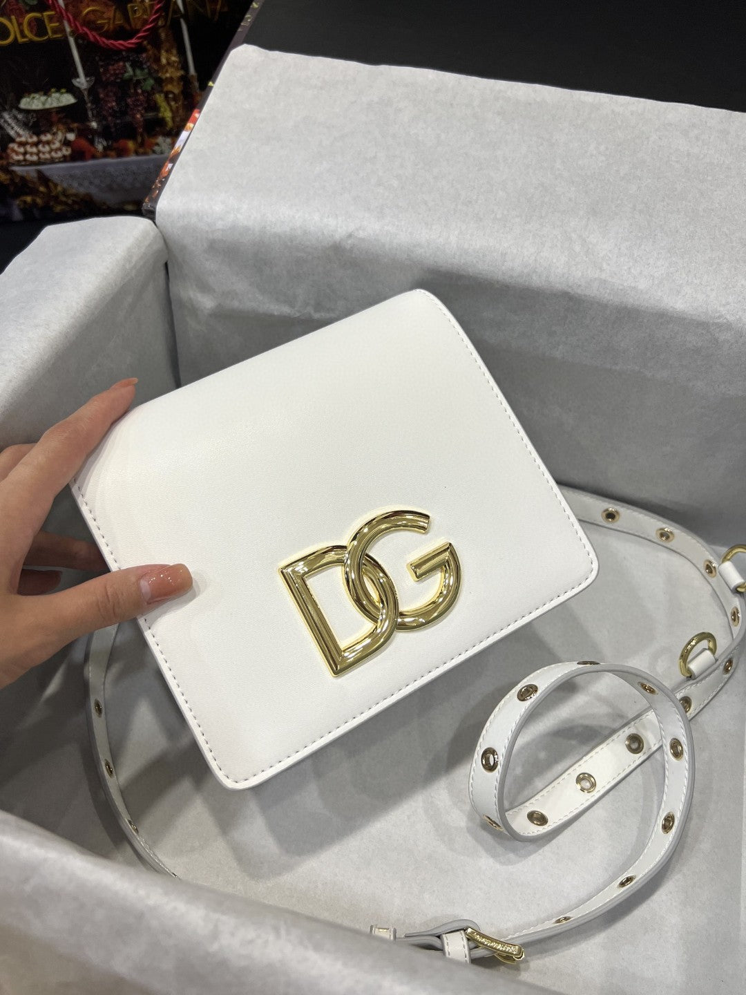 Top Quality7037Aw57680002 White Crossbody Bag