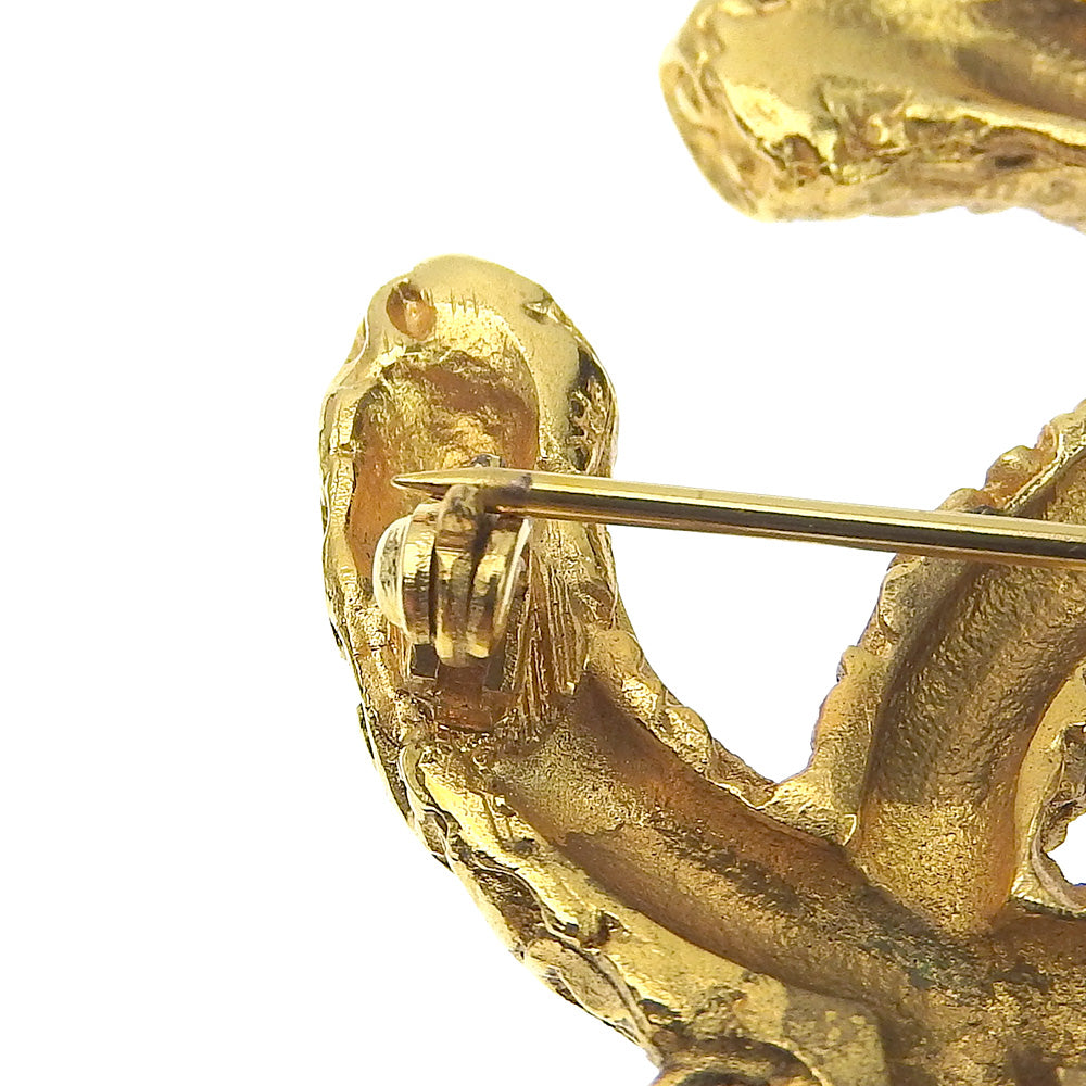 Chanel Gold Plated Brooch