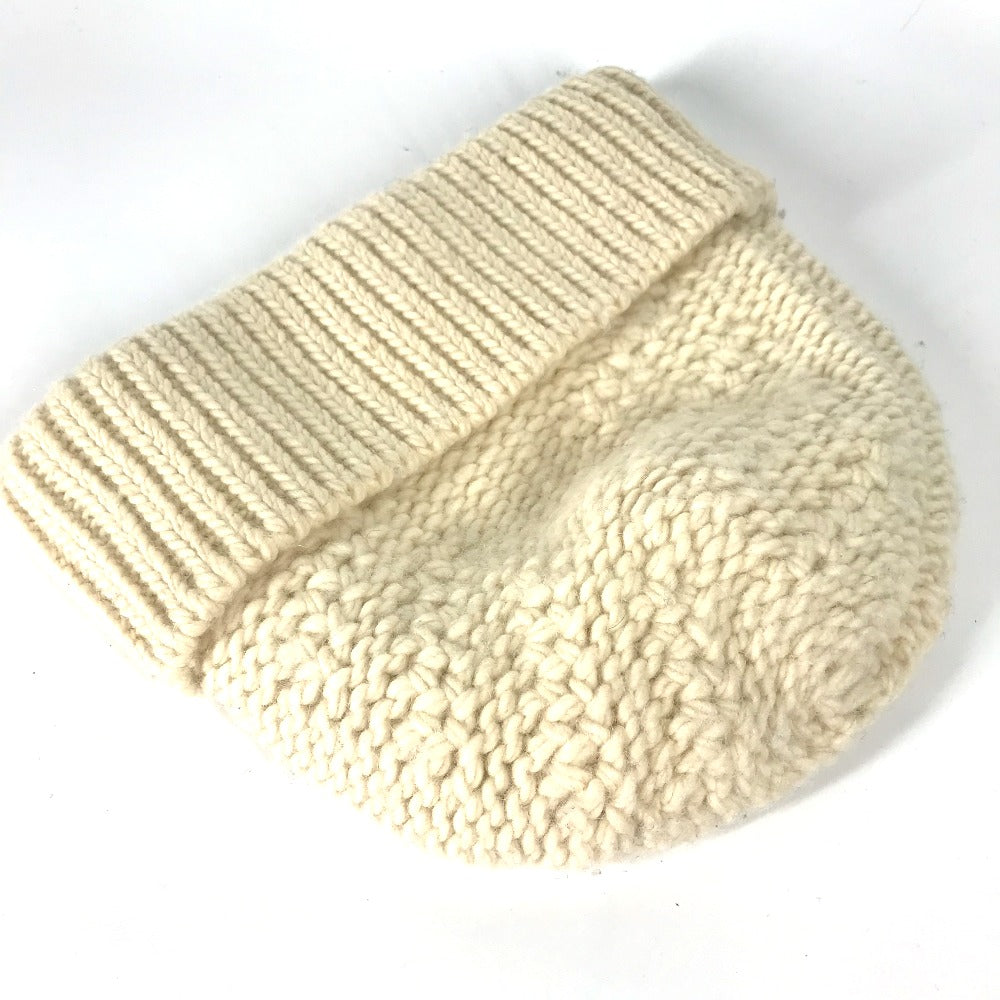 Louis Vuitton Knit Alpaca Wool White Hat