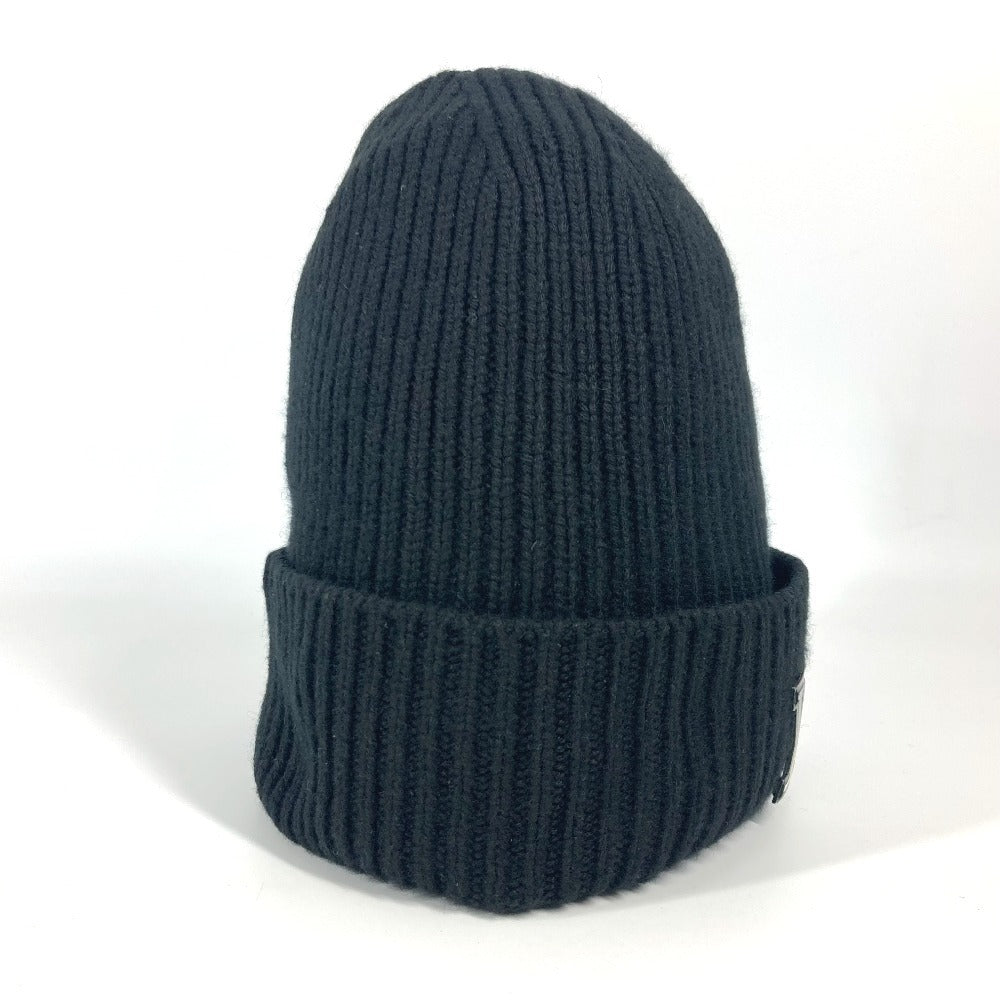 Louis Vuitton Knit M76591 cashmere Bonnet Ahead Black Hat