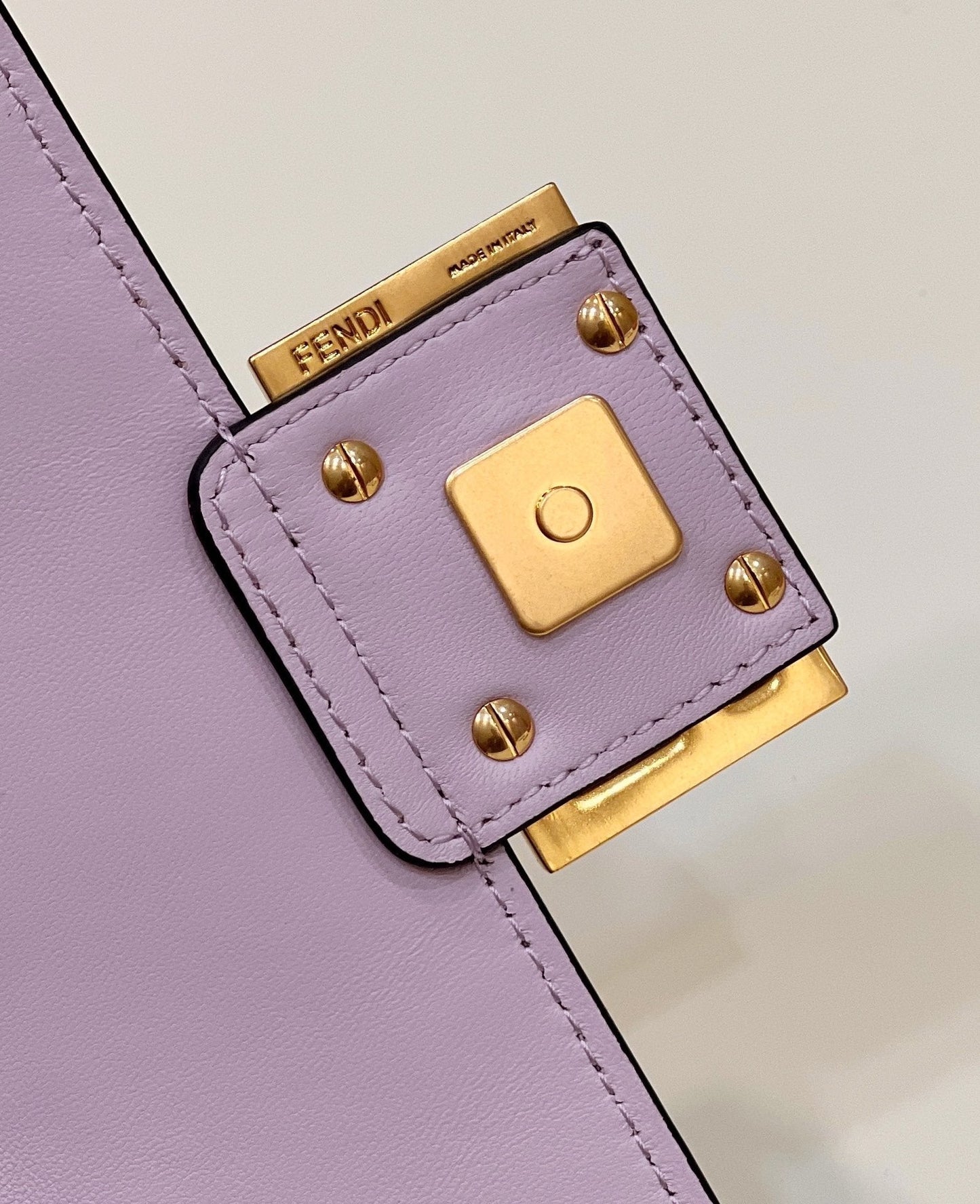 Fendi Top QualityTop Quality Baguette Purple FF Crossbody Bag