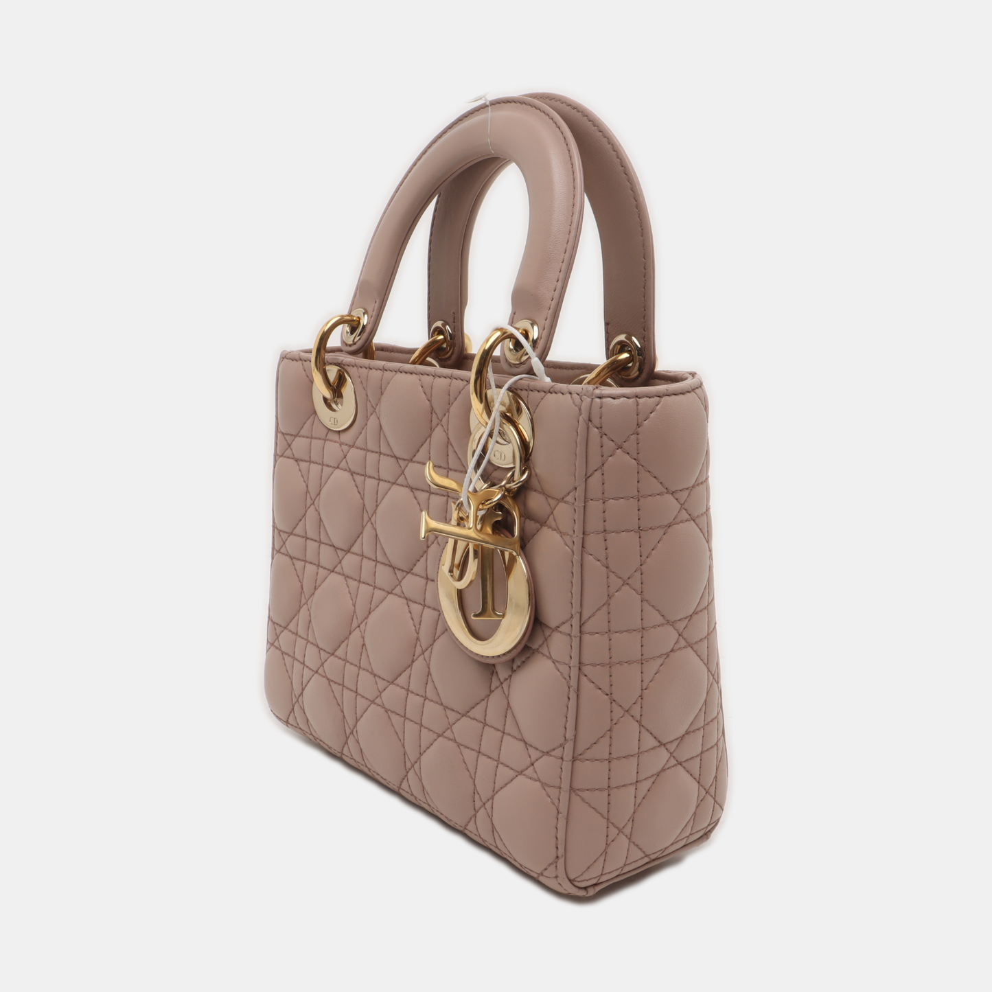Dior Lady Abc Nude Cannage Lambskin Handbag No Pink Small Travel Bag