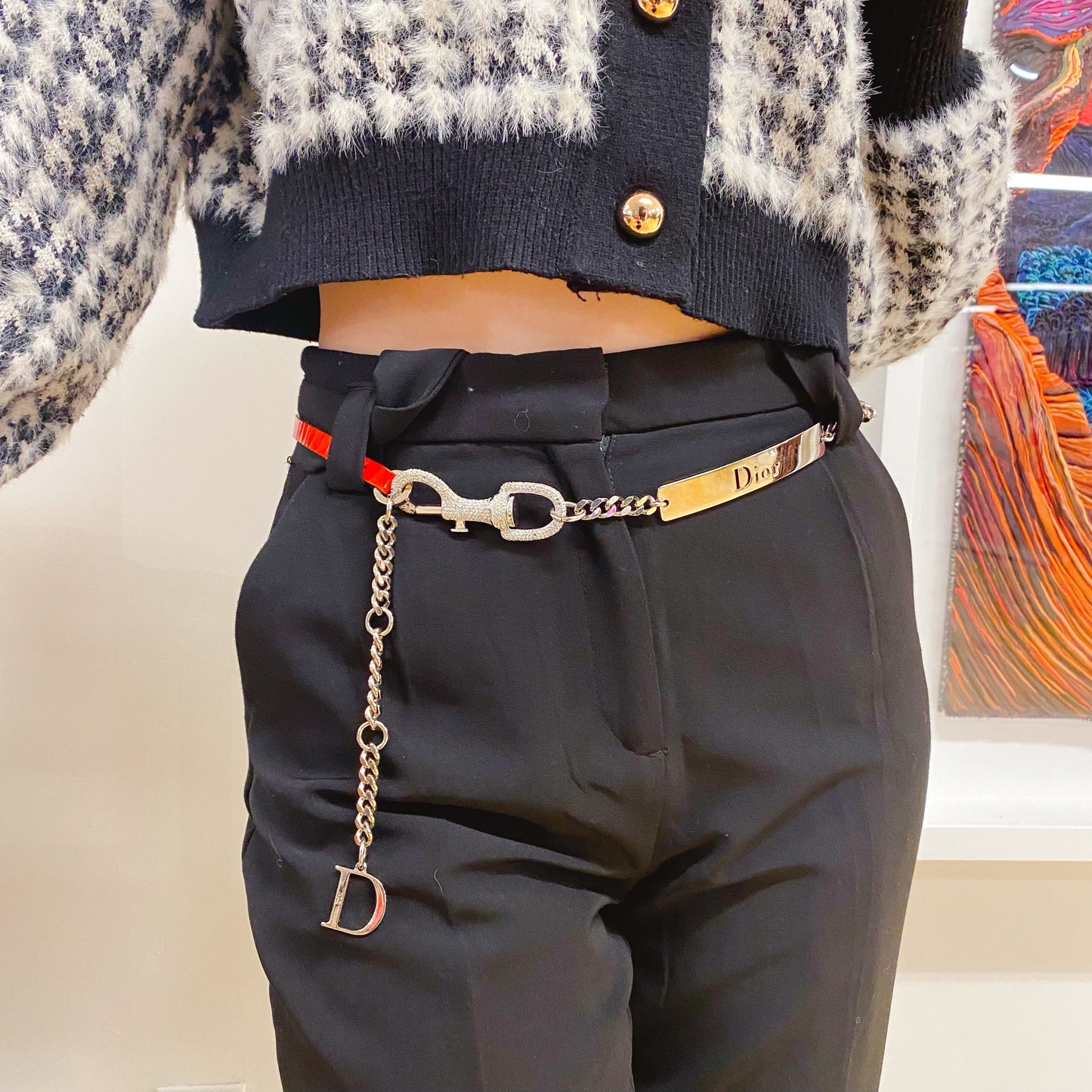 Dior Handbag Waist Chain