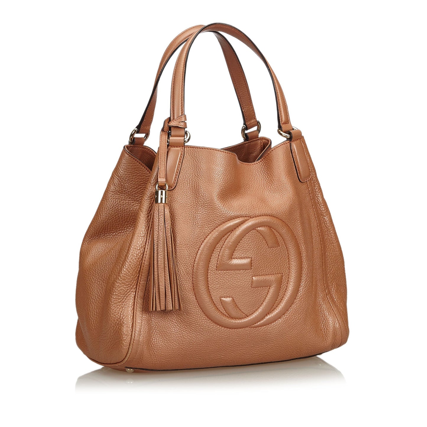 Gucci Soho Calf Tassel Bag Leather Tote Bag