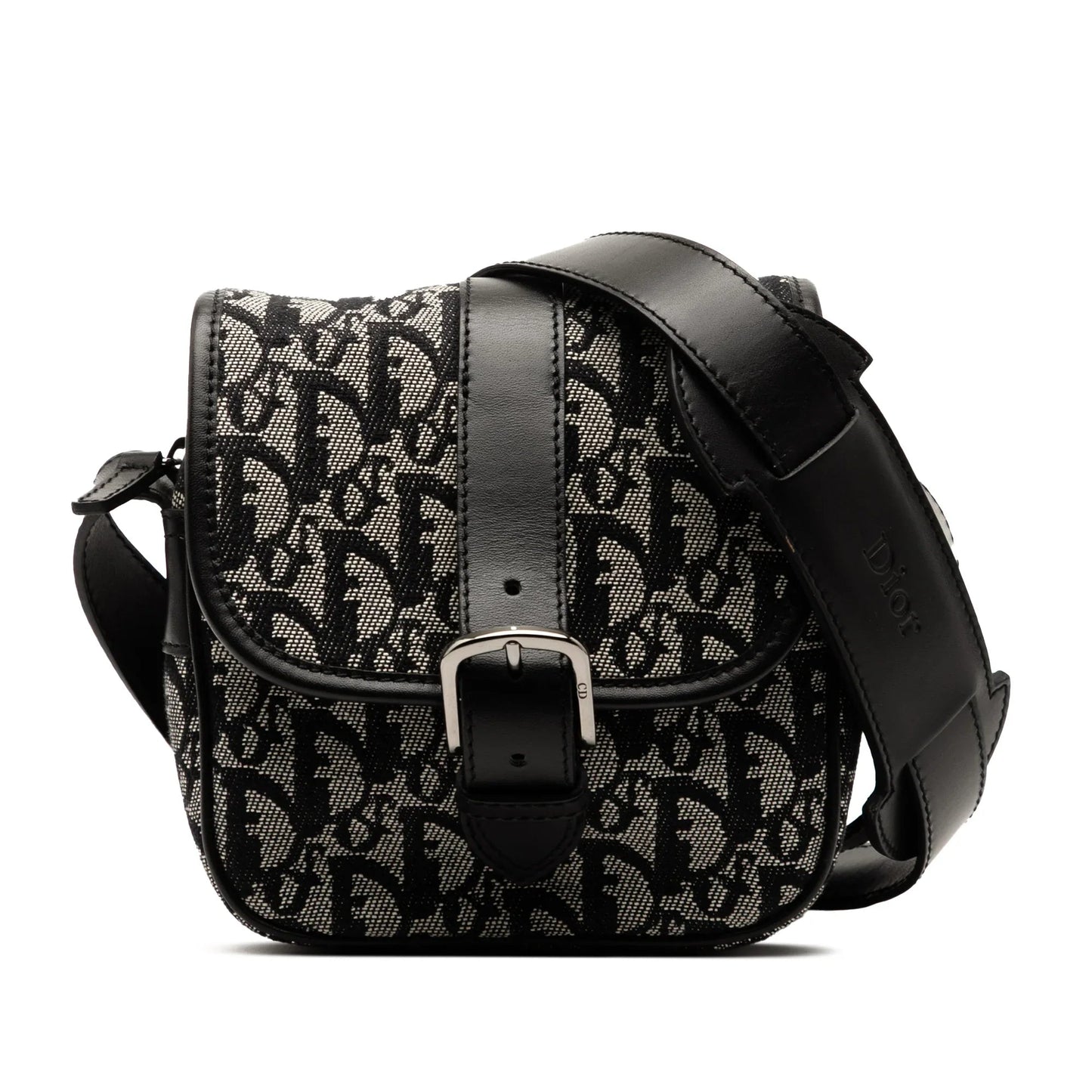 Dior Handbag issimo Trotter Crossbody Canvas Black Crossbody Bag
