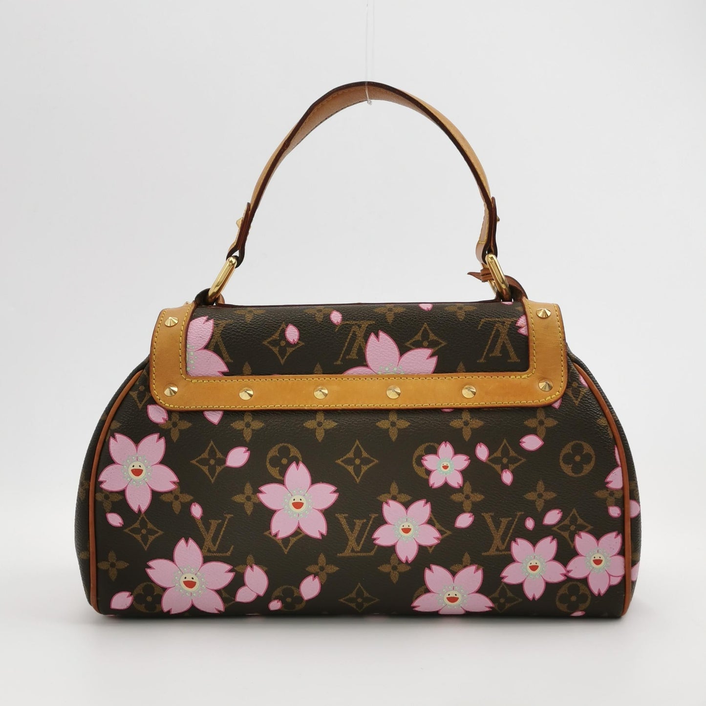 Louis Vuitton x Takashi Murakami Cherry Blossom Sack Monogram Sack Reto Handbag