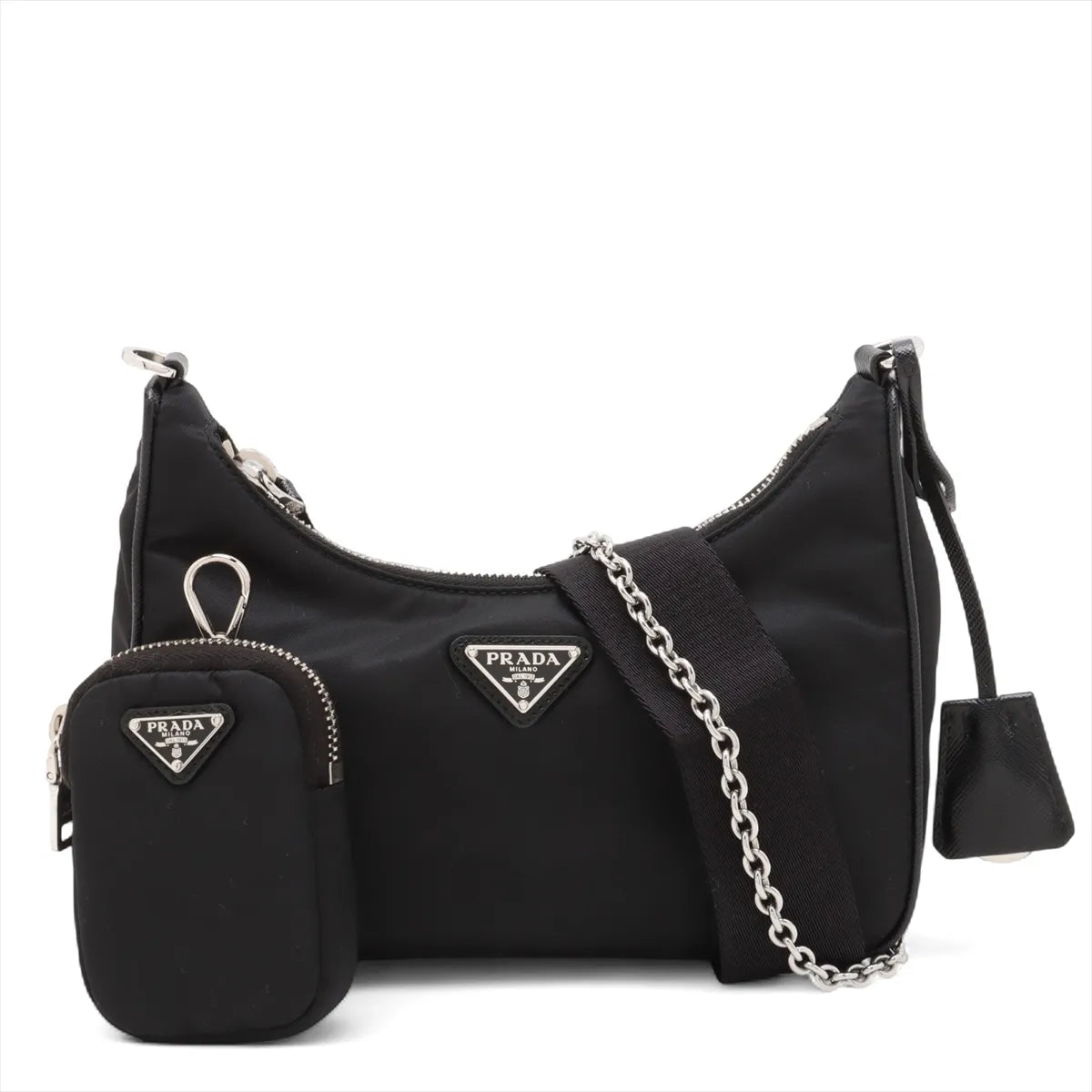 Prada Handbag Re-Edition Re- Shoulder Bag Nylon Black