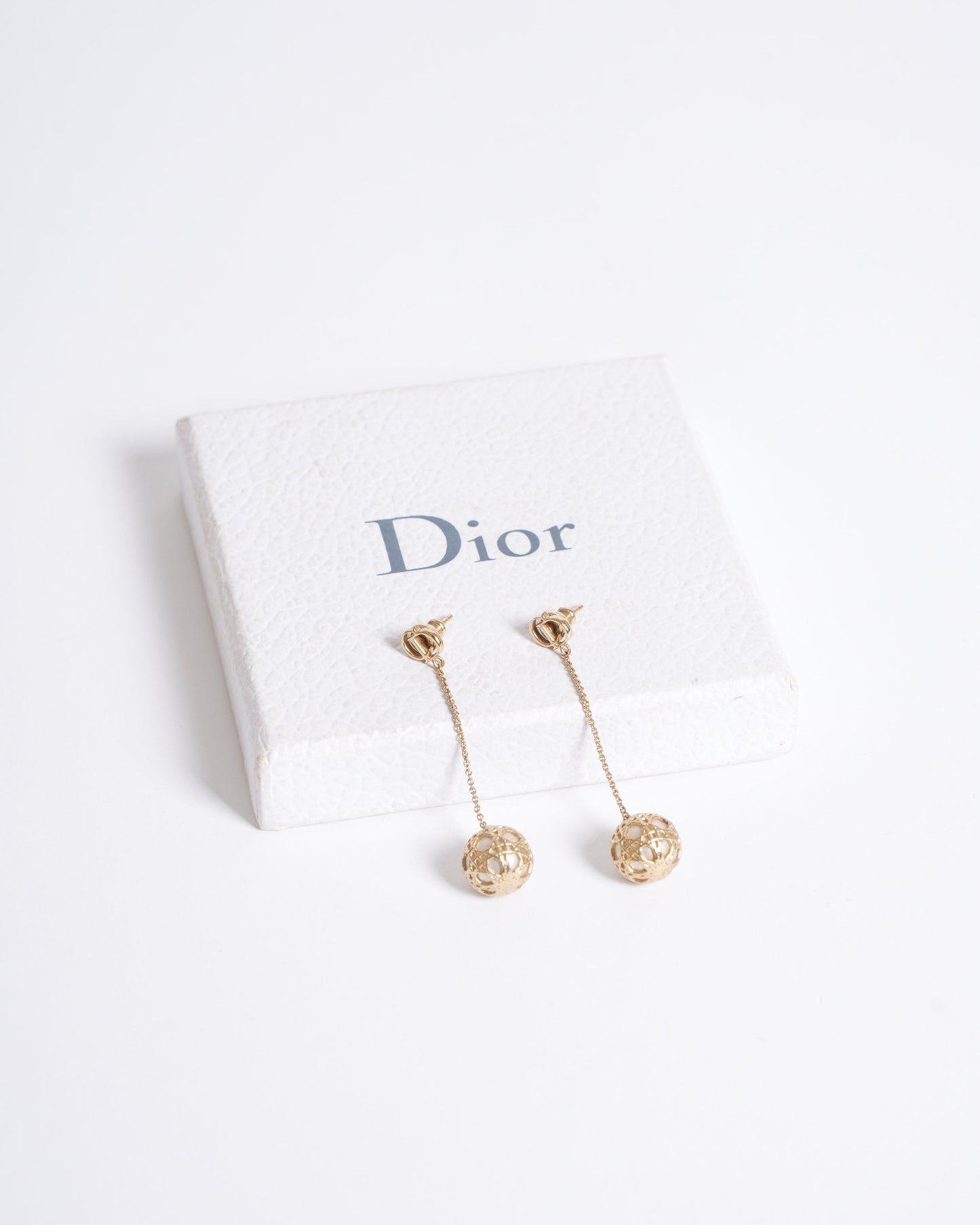 Dior Handbag New Secret Cannage ""Mise en "" Drop Jewelry