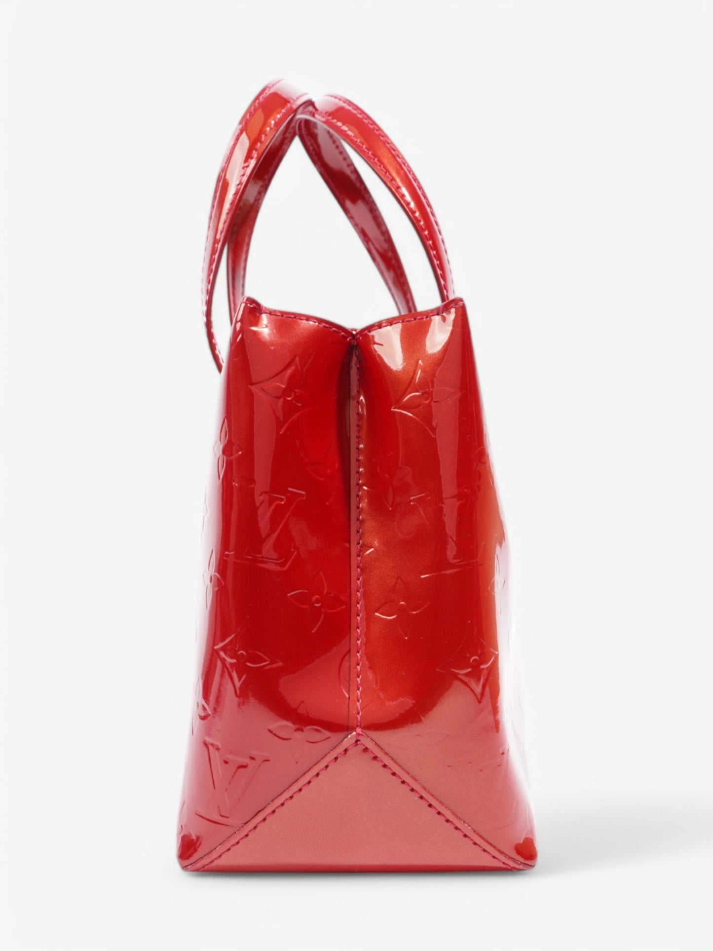 Louis Vuitton Wilshere Verni Calfskin Red PM Leather Handbag