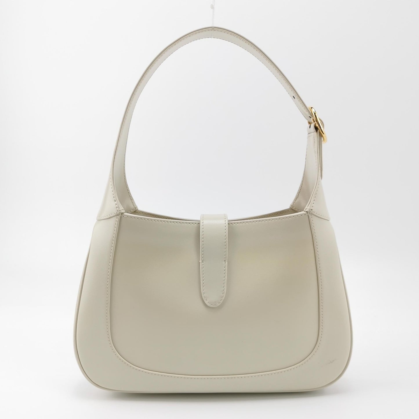 Gucci Jackie Strap Leather White Small Travel Bag Strap 1
